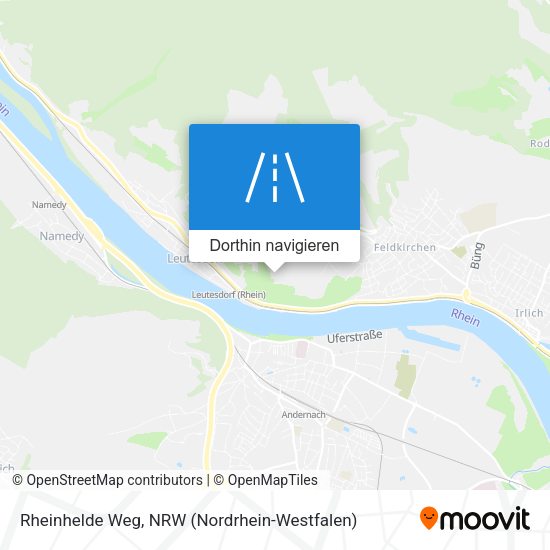 Rheinhelde Weg Karte