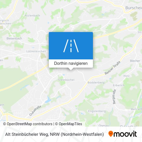 Alt Steinbücheler Weg Karte