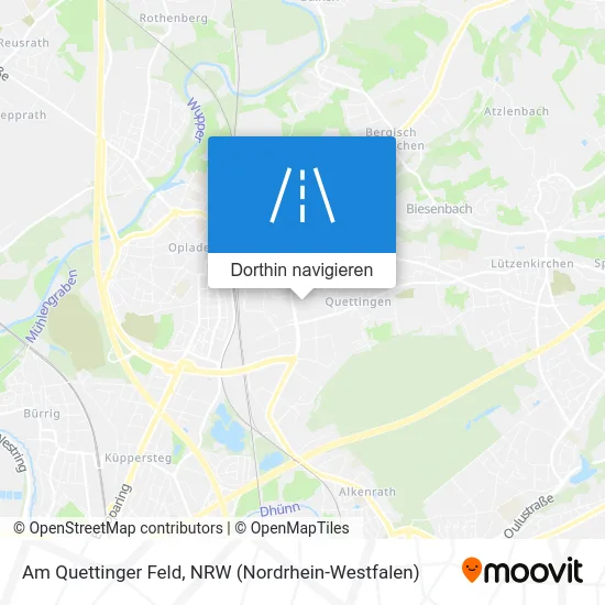 Am Quettinger Feld Karte