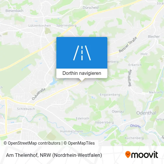 Am Thelenhof Karte