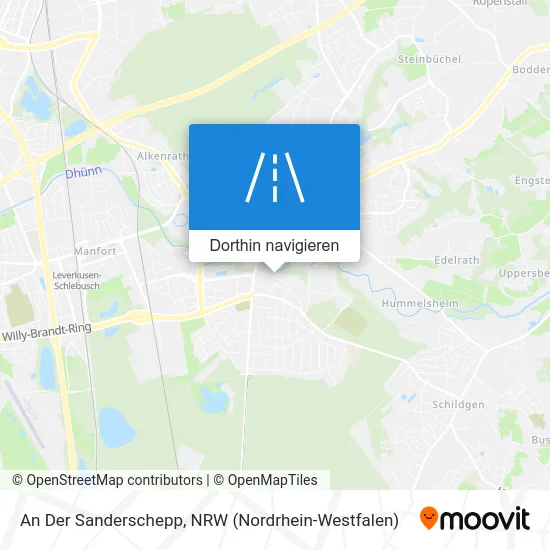 An Der Sanderschepp Karte