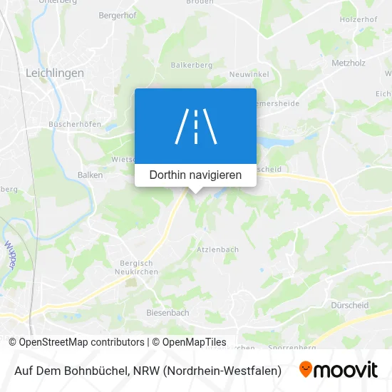 Auf Dem Bohnbüchel Karte