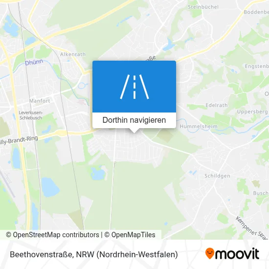 Beethovenstraße Karte