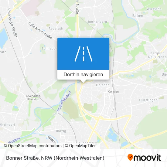 Bonner Straße Karte