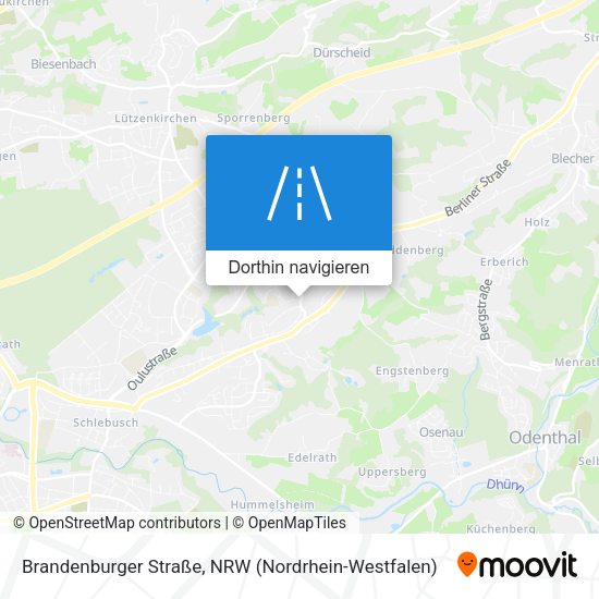 Brandenburger Straße Karte