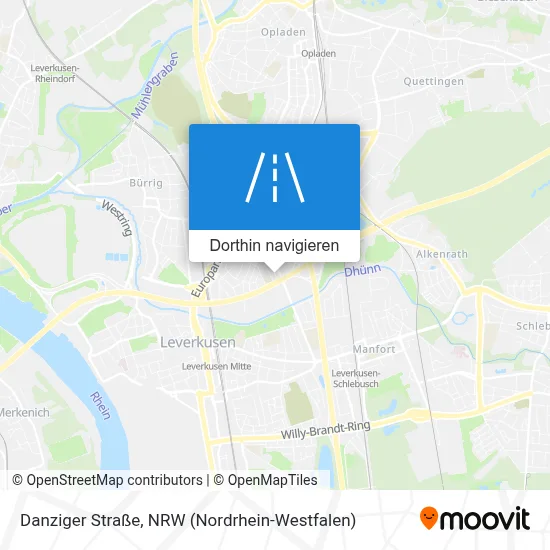 Danziger Straße Karte