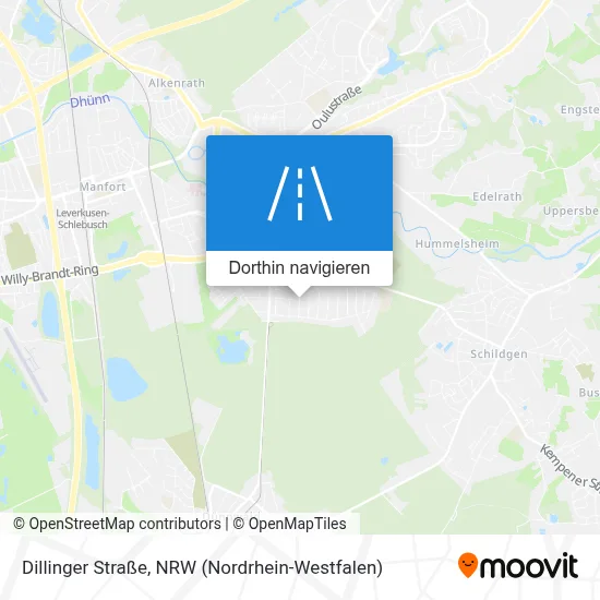 Dillinger Straße Karte