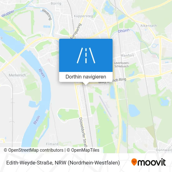 Edith-Weyde-Straße Karte