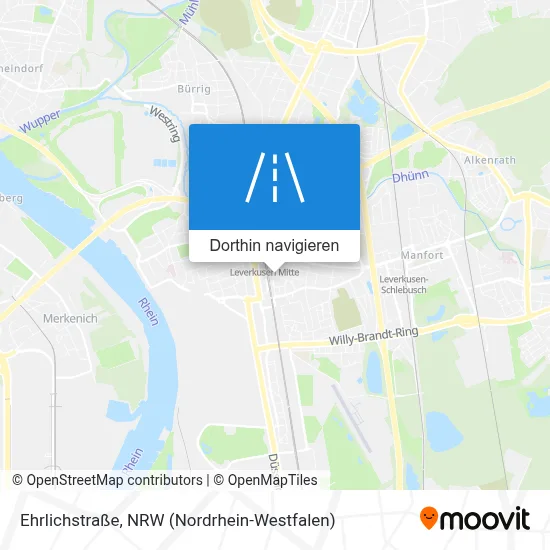 Ehrlichstraße Karte