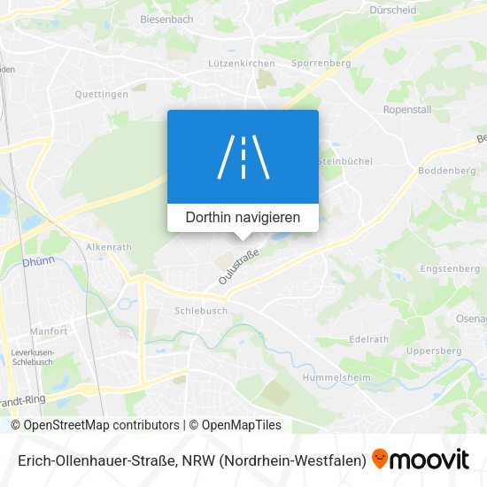 Erich-Ollenhauer-Straße Karte