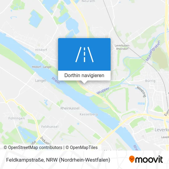 Feldkampstraße Karte