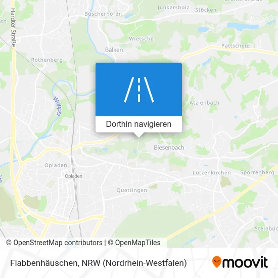 Flabbenhäuschen Karte