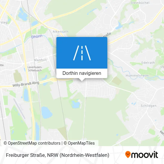 Freiburger Straße Karte