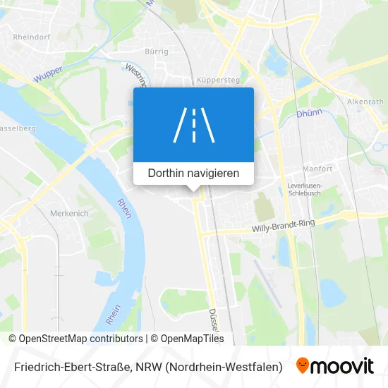 Friedrich-Ebert-Straße Karte