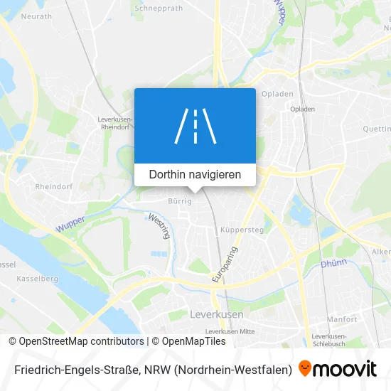 Friedrich-Engels-Straße Karte