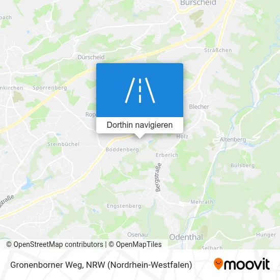 Gronenborner Weg Karte