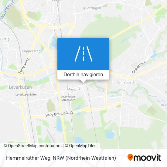 Hemmelrather Weg Karte