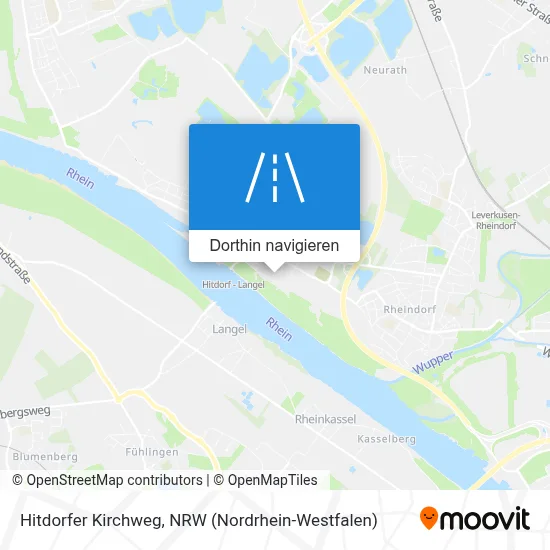 Hitdorfer Kirchweg Karte