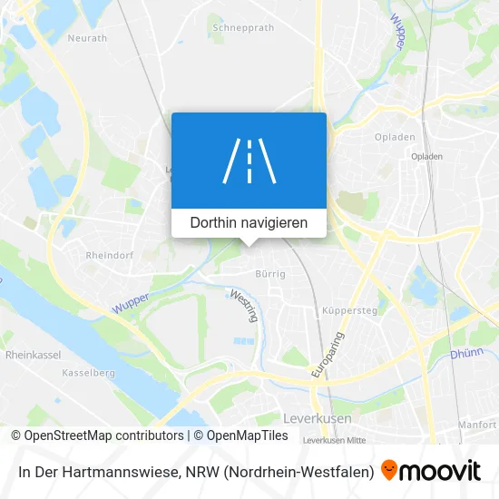 In Der Hartmannswiese Karte