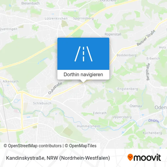 Kandinskystraße Karte