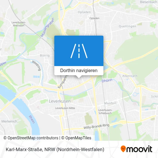 Karl-Marx-Straße Karte