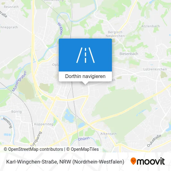 Karl-Wingchen-Straße Karte