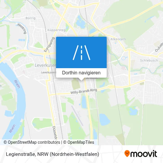 Legienstraße Karte