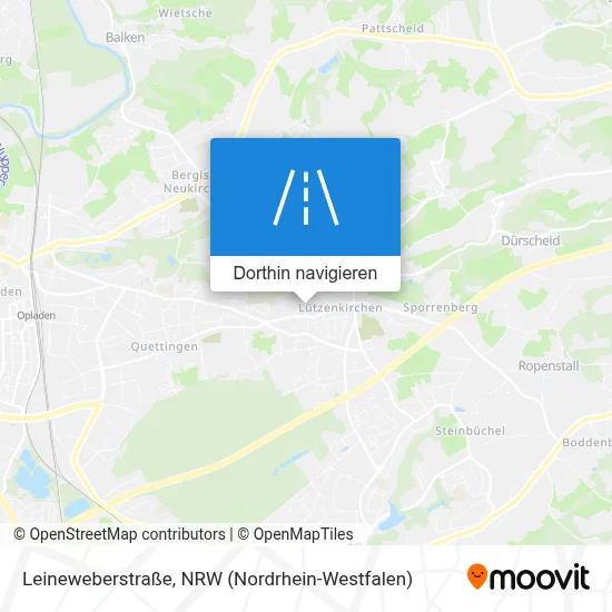 Leineweberstraße Karte