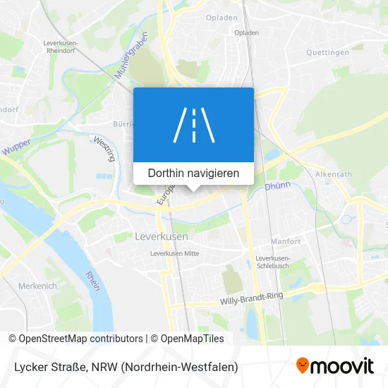 Lycker Straße Karte