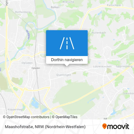 Maashofstraße Karte