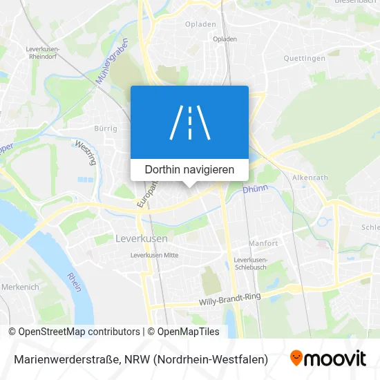 Marienwerderstraße Karte