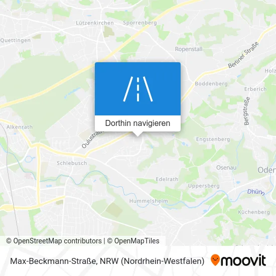 Max-Beckmann-Straße Karte