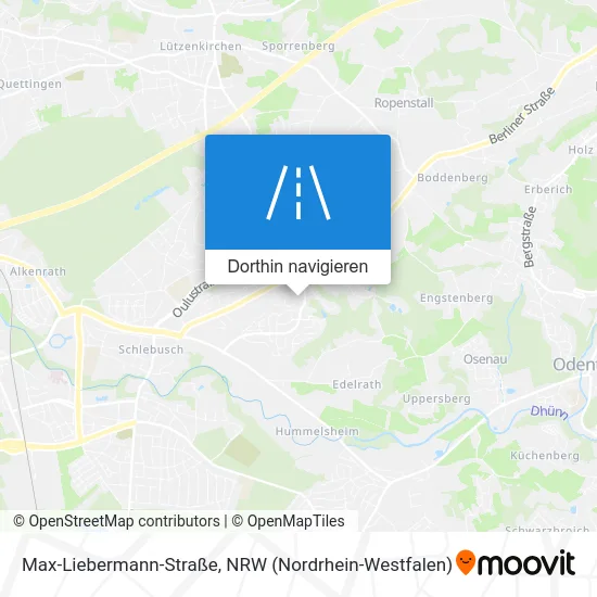 Max-Liebermann-Straße Karte