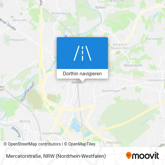 Mercatorstraße Karte