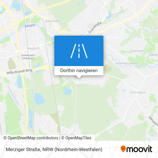 Merziger Straße Karte