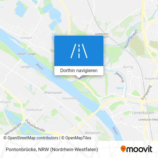 Pontonbrücke Karte