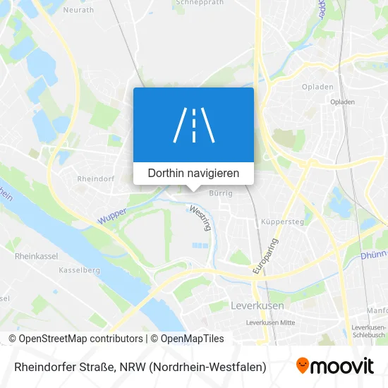 Rheindorfer Straße Karte