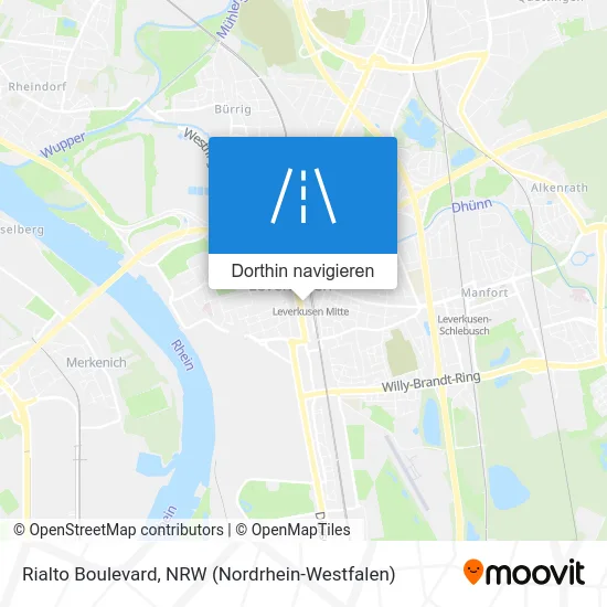 Rialto Boulevard Karte