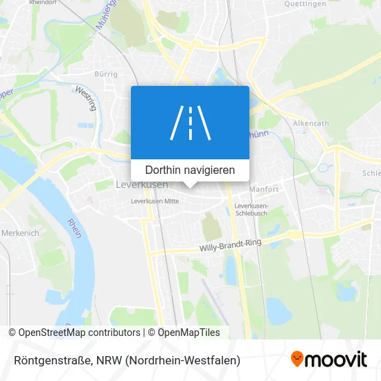 Röntgenstraße Karte