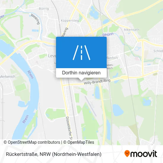 Rückertstraße Karte