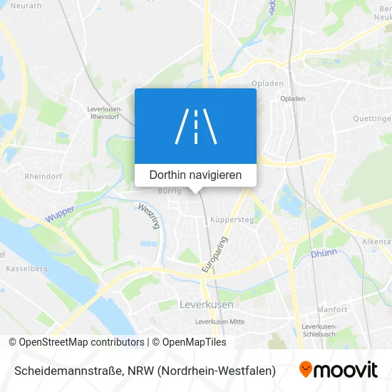 Scheidemannstraße Karte