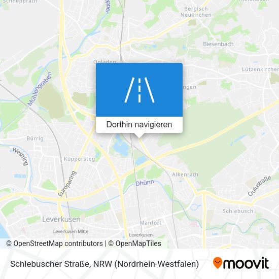 Schlebuscher Straße Karte