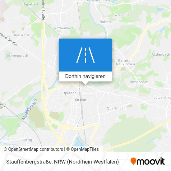 Stauffenbergstraße Karte