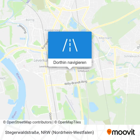 Stegerwaldstraße Karte