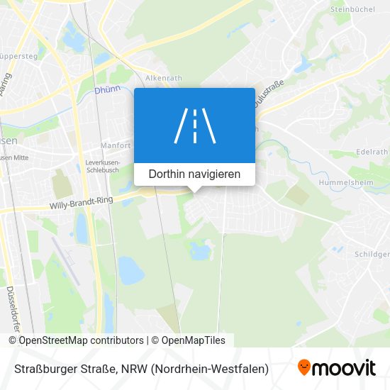 Straßburger Straße Karte