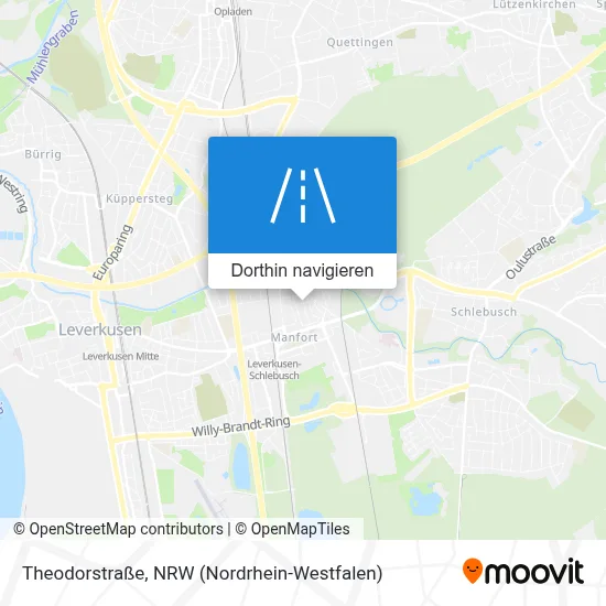 Theodorstraße Karte