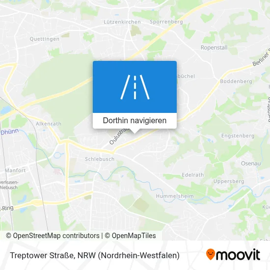 Treptower Straße Karte