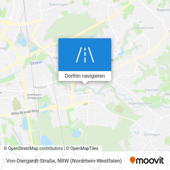 Von-Diergardt-Straße Karte