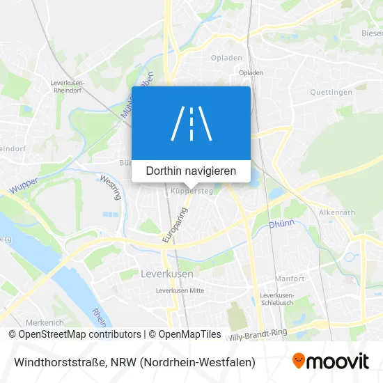 Windthorststraße Karte
