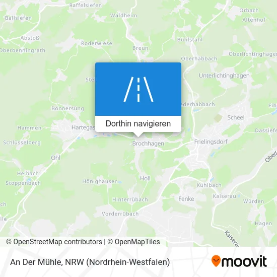 An Der Mühle Karte